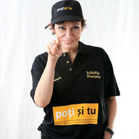 Oana Pellea sustine campania “Poti Si Tu!”