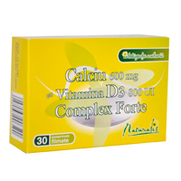 Calciu cu vitamina D3 Complex forte maximizeaza rezistenta osoasa