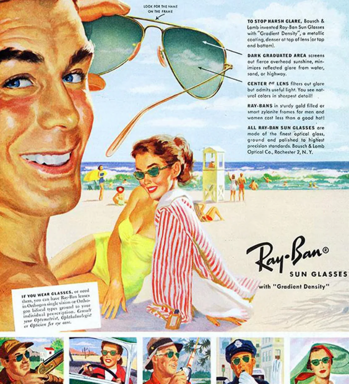 Ray Ban: ochelarii care au facut legatura intre generatii