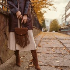 5 piese din piele întoarsă la modă iarna aceasta