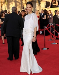 zoe saldana givenchy