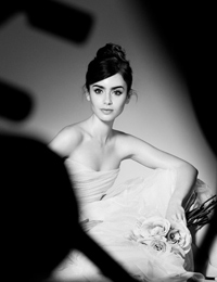 Lily Collins, ambasadoarea brandului Lancôme