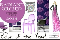 Culoarea anului 2014, Radiant Orchid, acapareaza tot!