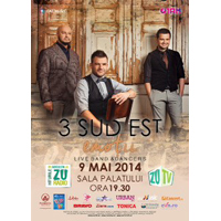 3 SUD EST, concert plin de „Emotii” la Sala Palatului, pe 9 mai