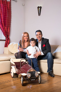Oana Turcu, Cristi Brancu si Tudor – fericirea se traieste in familie!