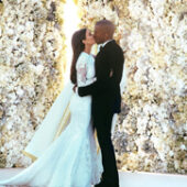 Kim Kardashian si Kanye West, nunta in stil italian