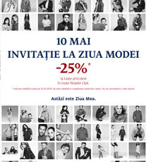 Ziua Modei la C&A, cu 25% reducere