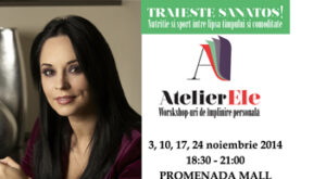 Andreea Marin, speaker in cadrul workshopului AtelierEle