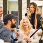 Making of videoclip Santa Baby