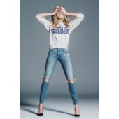 Modelul Candice Swanepoel, colectie-capsula de jeansi