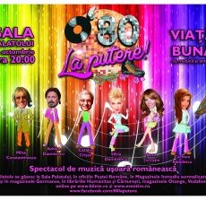„80 la putere”, un spectacol inedit la Sala Palatului