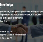 Conferință pe tema biomasei și a provocărilor exploatării acesteia