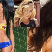 Meci de frumusete intre cele mai sexy iubite de fotbalisti de la EURO 2016