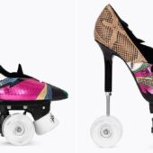 Noii roller-skate stiletto de la Saint Laurent, provocarea verii pentru fashioniste