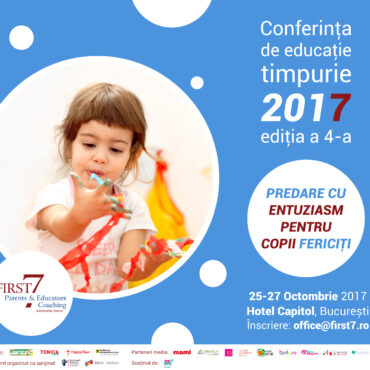 „Educatie cu entuziasm pentru copii fericiti” , editia a 4-a: cine sunt speakerii internationali invitati