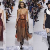 Paris Fashion Week: tinute stralucitoare si transparente in colectia Dior pentru primavara-vara lui 2018