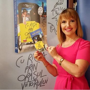 Agenda plina pentru Marina Almasan: a lansat cartea „Cu ricsa prin orasul viitorului”, iar de luni revine cu „Femei de 10, barbati de 10”