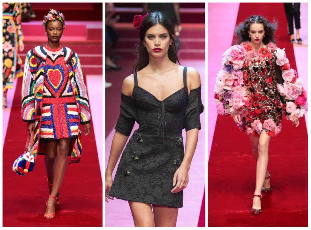 Show spectaculos Dolce & Gabbana la Saptamana Modei de la Milano: afla tendintele!