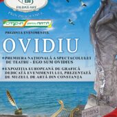 Eveniment cultural OVIDIU – 2000 de ani de la moartea autorului Ponticelor, la Palatul Bragadiru