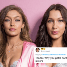 Surorile Bella si Gigi Hadid, controverse aprinse dupa o poza in care apar nud