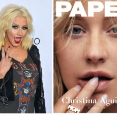 Christina Aguilera, de nerecunoscut fara machiaj!