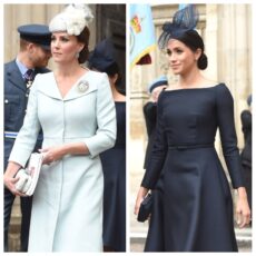Ducesele Kate si Meghan „lovesc” din nou! Au facut senzatie in tinute Dior si Alexander McQueen