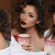 Make-up si hairstyle festiv: Glitter or RedLips?