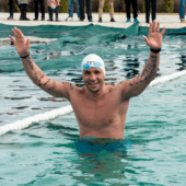 Paul Georgescu, primul record romanesc in apa inghetata!
