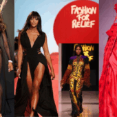 Naomi Campbell – show cromatic la London Fashion Week