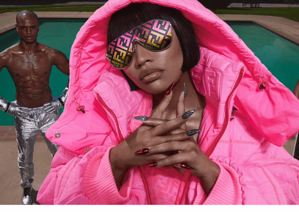 Nicki Minaj a colaborat la noua campanie Fendi