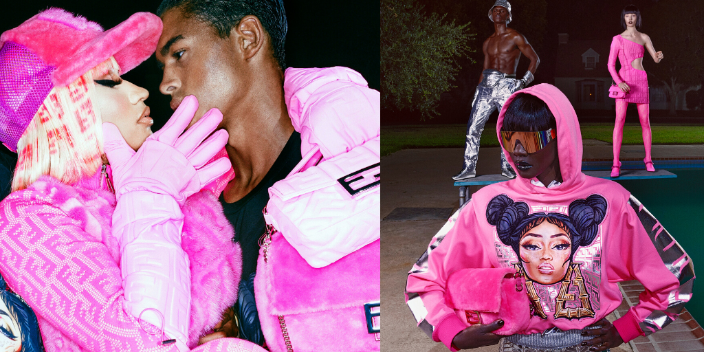 Nicki Minaj a colaborat la noua campanie Fendi