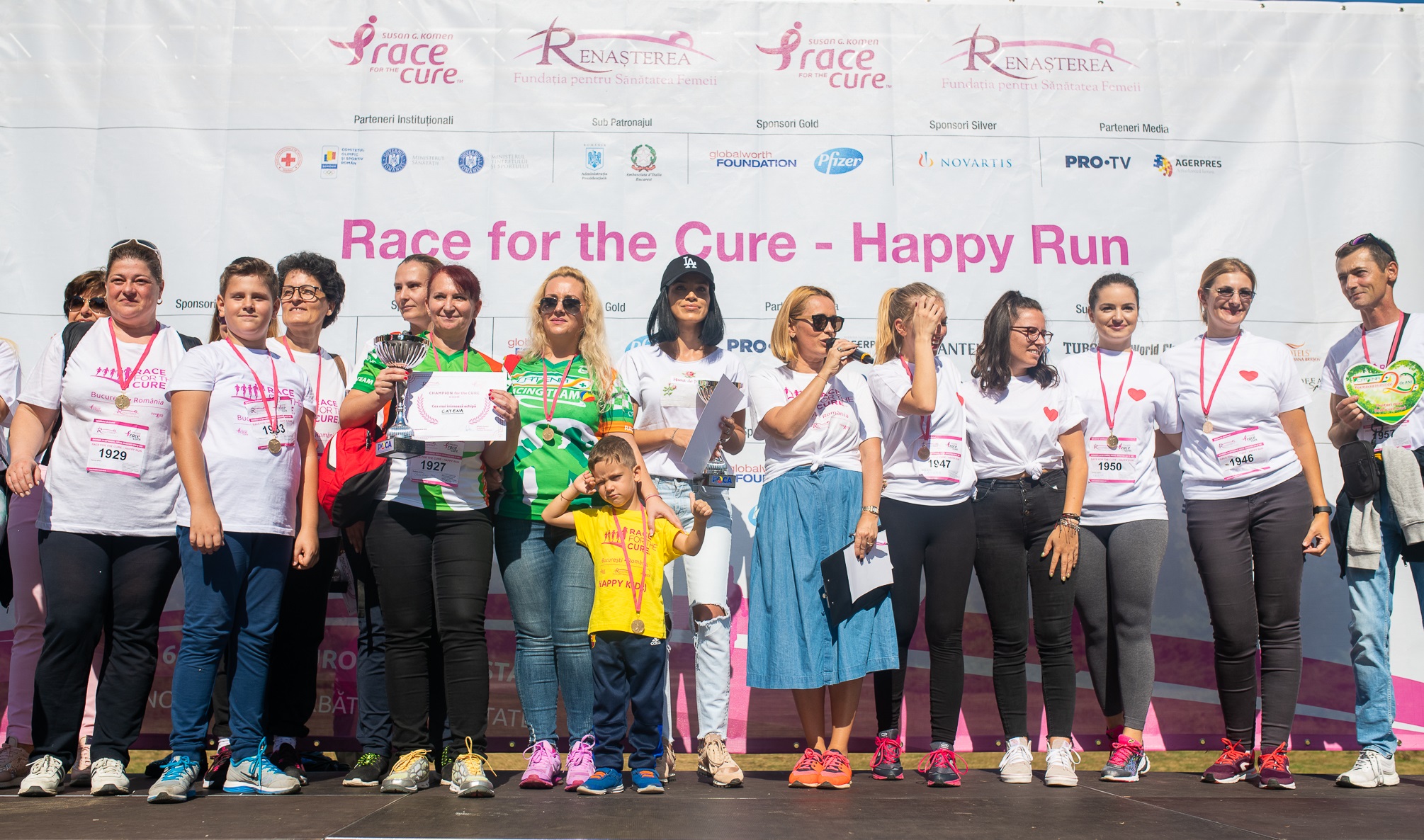 Catena, din nou „Cea mai inimoasă echipă” la Happy Run – Race for the Cure România