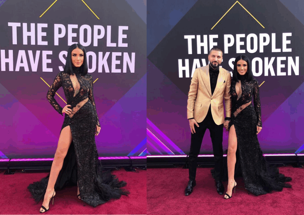 Adelina Pestrițu pe covorul roșu la People’s Choice Awards