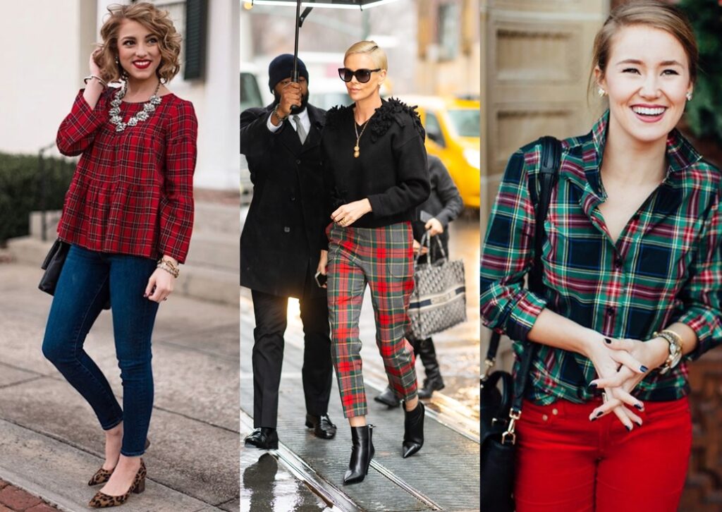 7 outfituri în carouri festive combinate cu stil