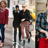 7 outfituri în carouri festive combinate cu stil