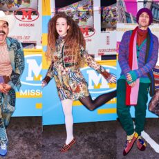 Campanie colorată marca Missoni