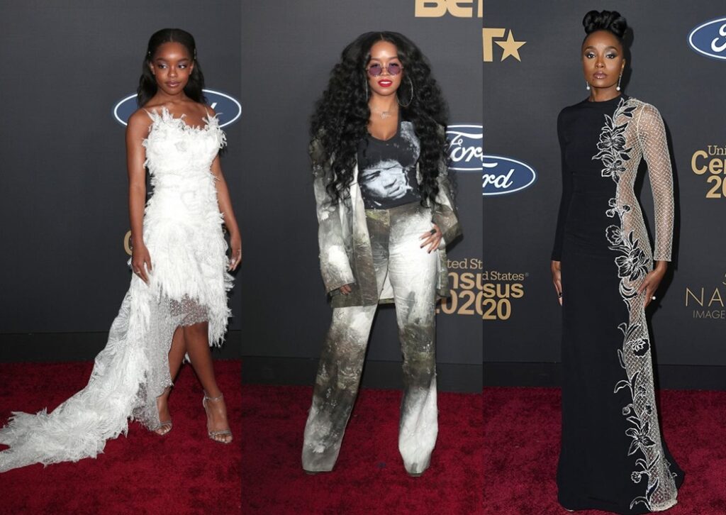 Covorul roşu de la NAACP Awards