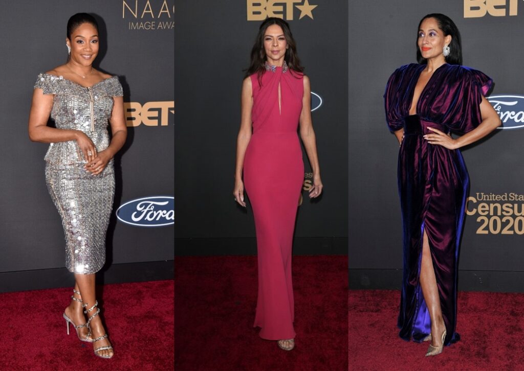 Covorul roşu de la NAACP Awards