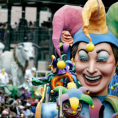 Veselie şi culoare la carnavalul Mardi Gras din New Orleans
