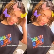 Kylie Jenner şi-a arătat arătat adevăratul păr în Social Media