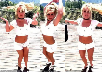 Britney Spears mesaj de pace în pași de dans către fostul iubit