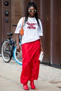 Street style în cadrul Săptămânei Modei de la Copenhaga
