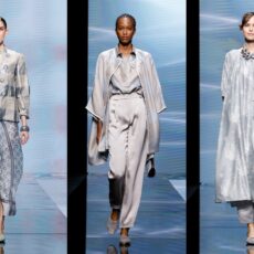 Pasteluri şi texturi diafane în noua colecţie Armani