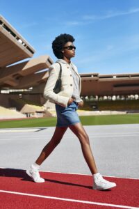 Celine – catwalk pe terenul de atletism