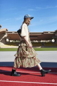 Celine – catwalk pe terenul de atletism