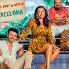 Andra, Dony și Matteo, vacanță la Barcelona
