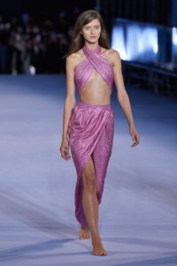 Show psihedelic marca Balmain