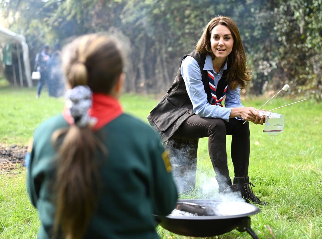 Kate Middleton în camping cu ținută glamping