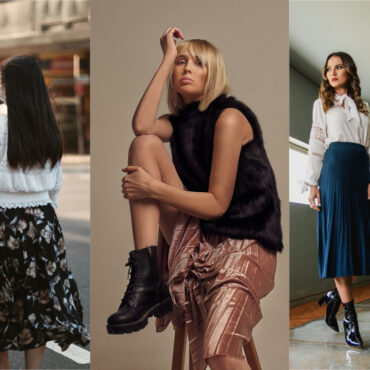 Fusta plisată, fashion și pe vreme rece