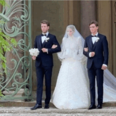 Nepoata prinţesei Diana, nuntă by Dolce & Gabbana